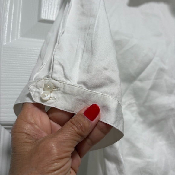 LOFT Crisp White Collared Shirt - Picture 3 of 7